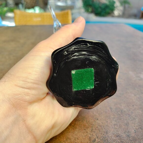 Icet Arte Murano Glass Fish Sculpture / Figurine on Black Base - See Description - Picture 12 of 13